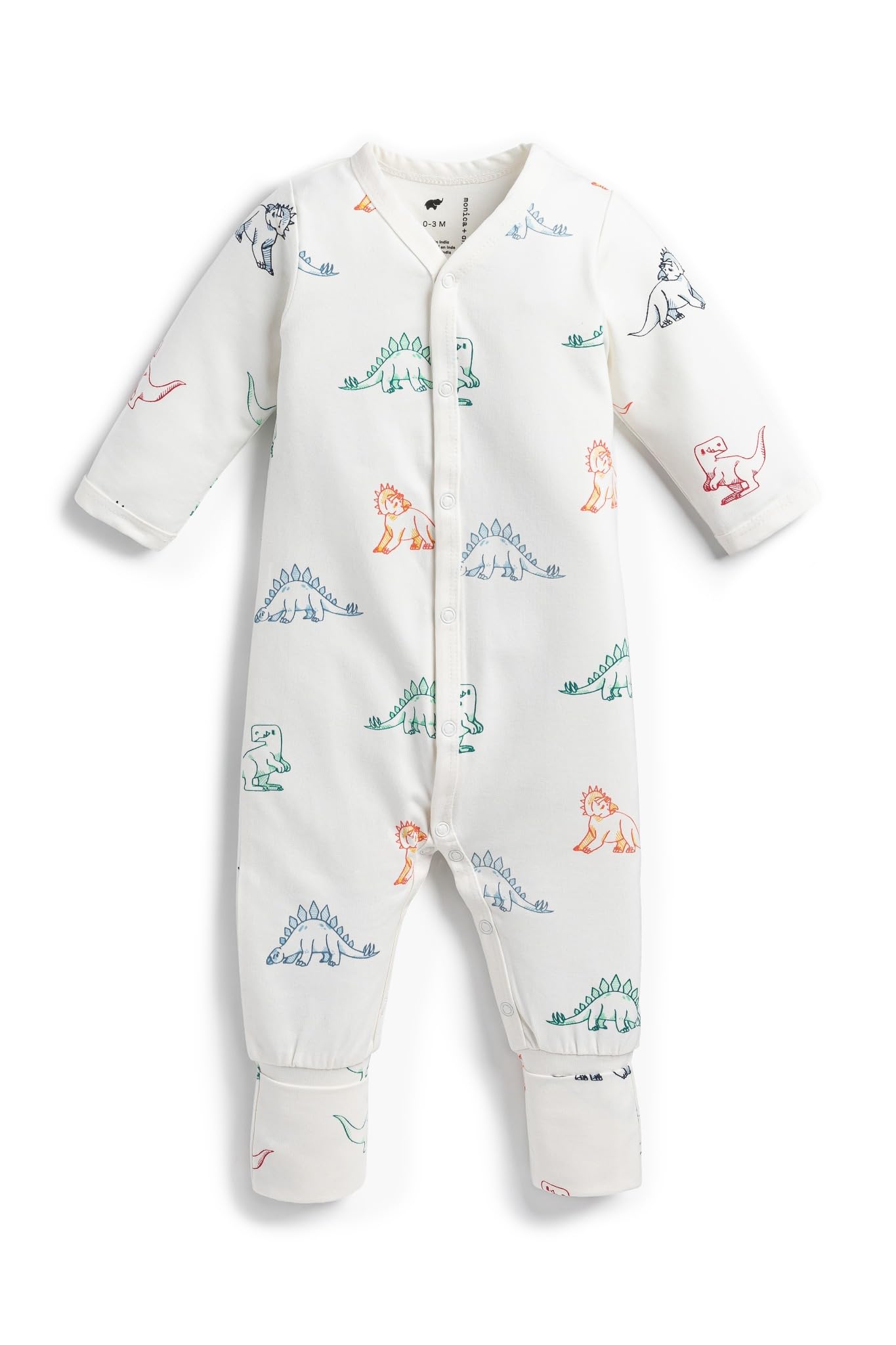 monica + andy On the Go Baby One Piece, 100% Organic Baby Clothes for Girls &amp; Boys, Sizes For Preemie, Newborn, &amp; Infant