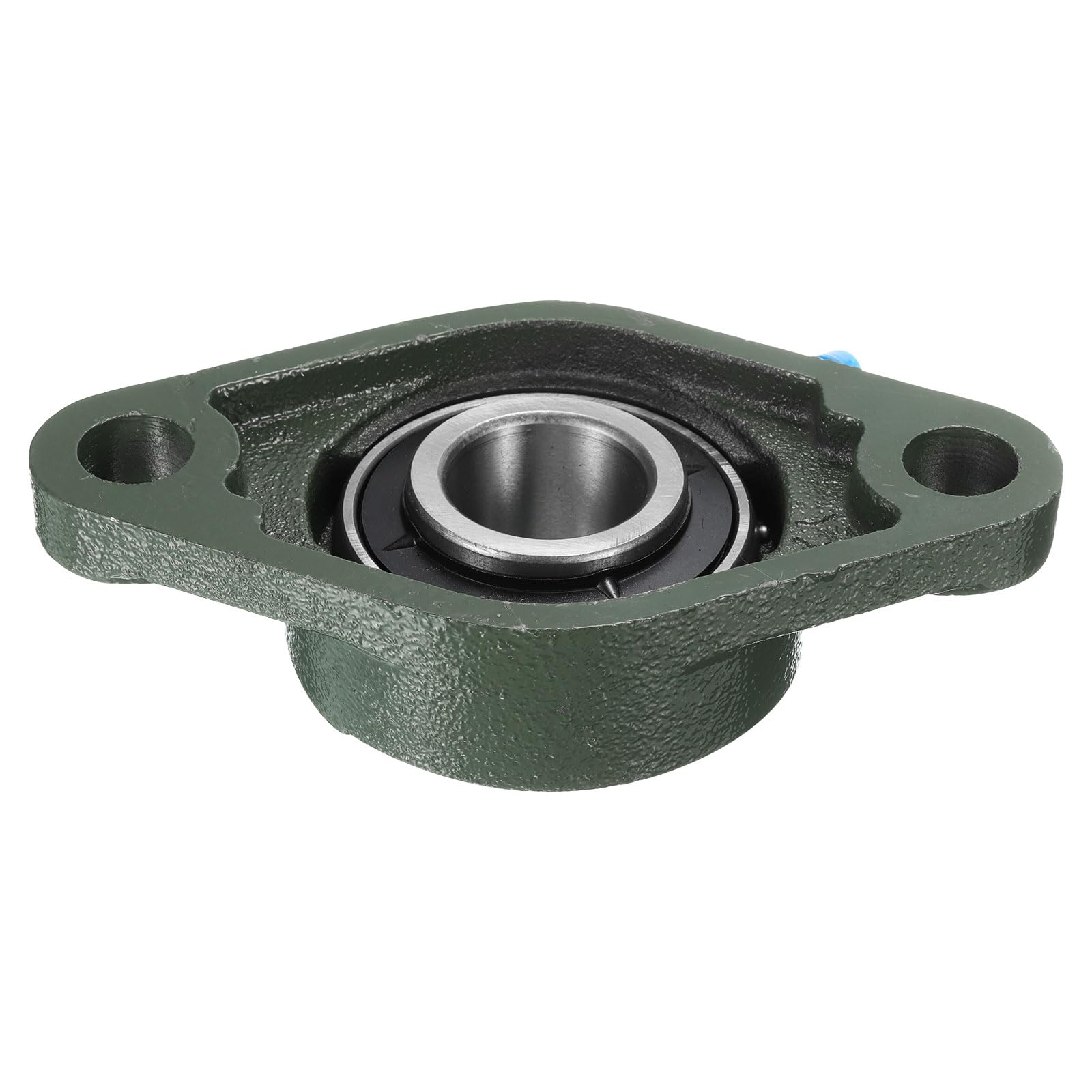 uxcell 2 cuscinetti a blocchetto UCFL206-18 con foro da 3,8 cm, auto-allineamento, base in ghisa massiccia montata su cuscinetti in acciaio cromato
