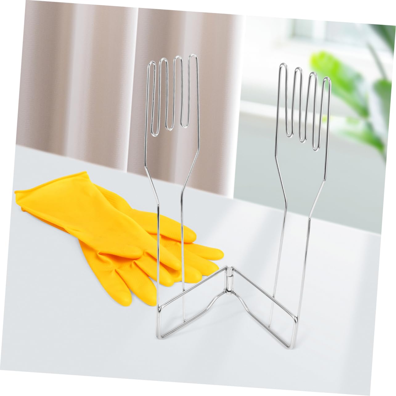 DECHOUS 2pezzi Supporto per Asciugatrice in Acciaio Inox Porta Guanti Multifunzionale Cestello per Asciugatura Organizer per Strofinacci e Utensili da Cucina Design Compatto e Pratico