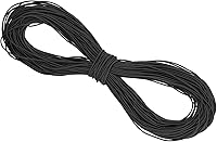 Vista 131 de PATIKIL Cuerda elástica elástica de 109 yardas (328.1 ft), cuerda elástica pesada de 0.059 in, albaricoque para manualidades, correas de gancho