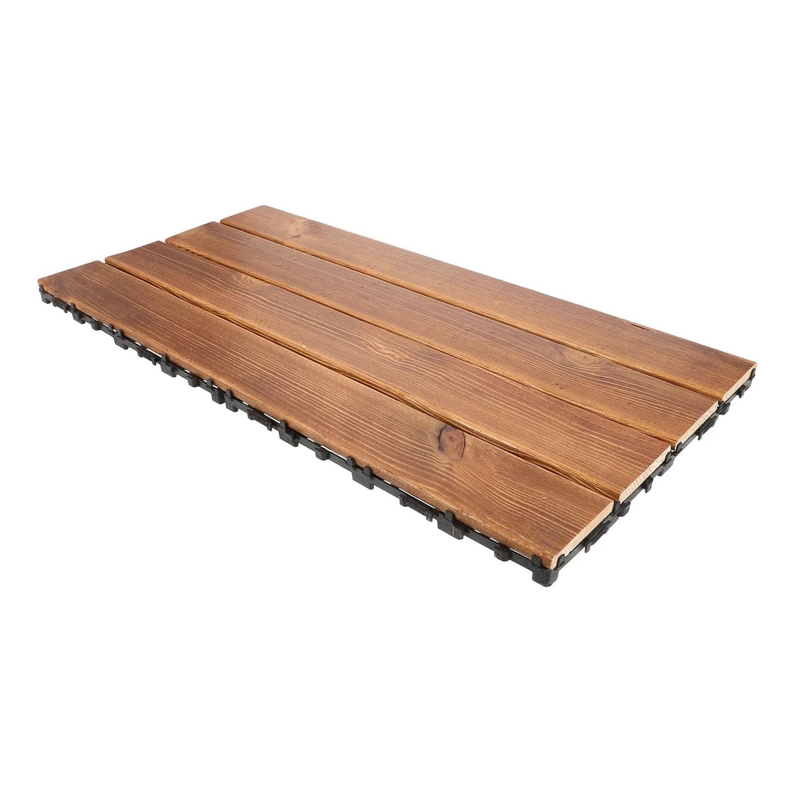 Baldosa Madera Carbonizada Fácil Instalación
