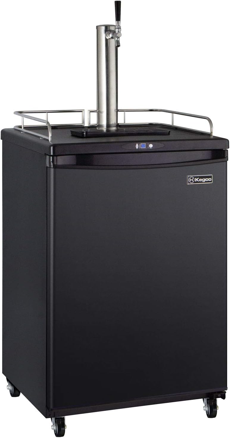 Keg Dispenser, Single Faucet, Black