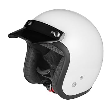 HEAD バイザー付きヘルメット ブラック マルシン Marushin バイク ヘルメット ジェット バイザー付き M