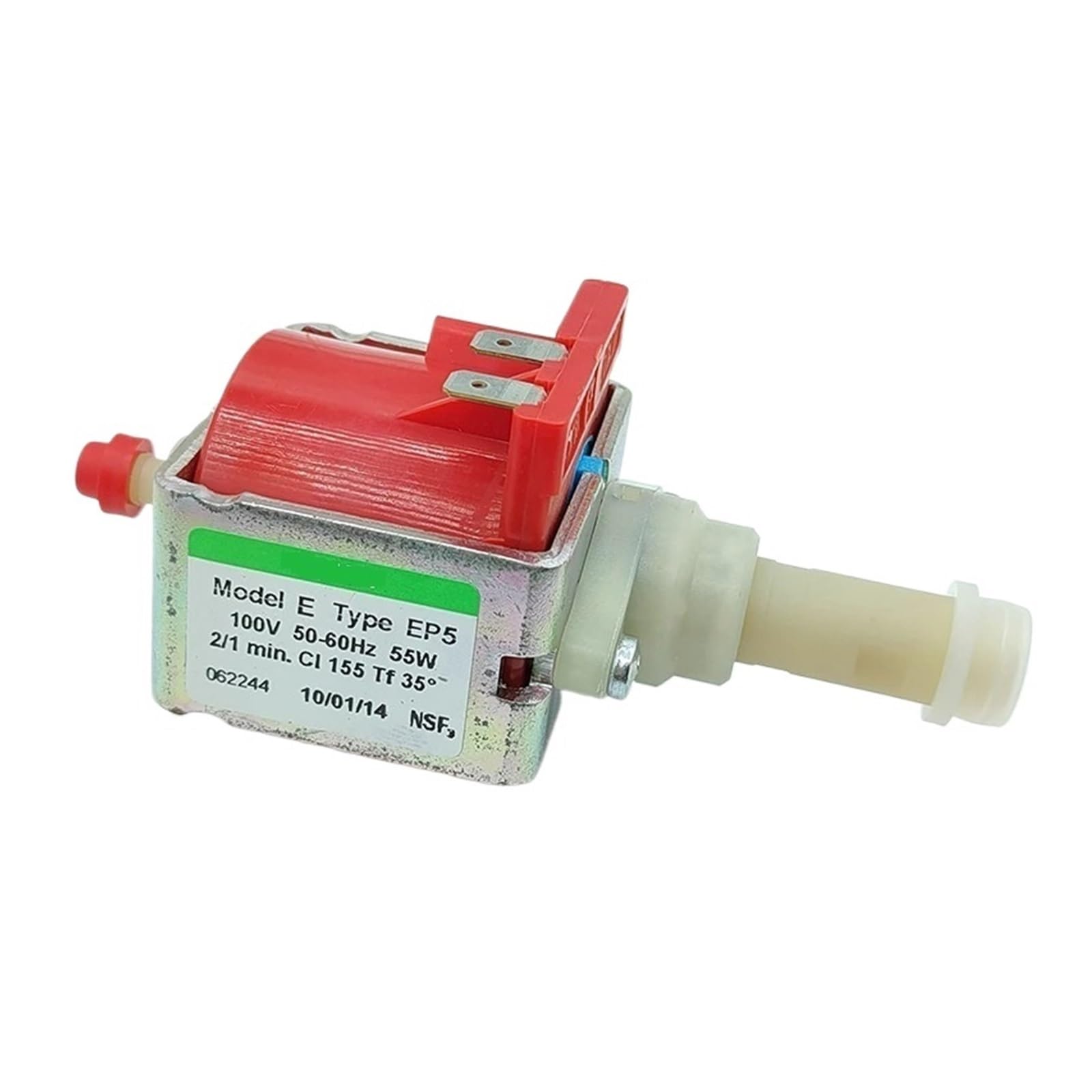 Tuita Model E Type Ep5 Compatible For Ep4/Ep5 Ac 100V 55W Electromagnetic Plunger Water Pump Coffee Machine Self-Priming Solenoid Pump High Pressure Flow(Model E Type Ep5)
