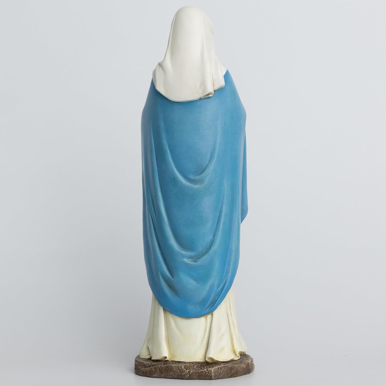 Mother Mary Statue, 14.5 Inches Madonna Virgin Mary Statue Elegant Home Decor, Hand Painted Blessed Mother Figurines Religious Gifts