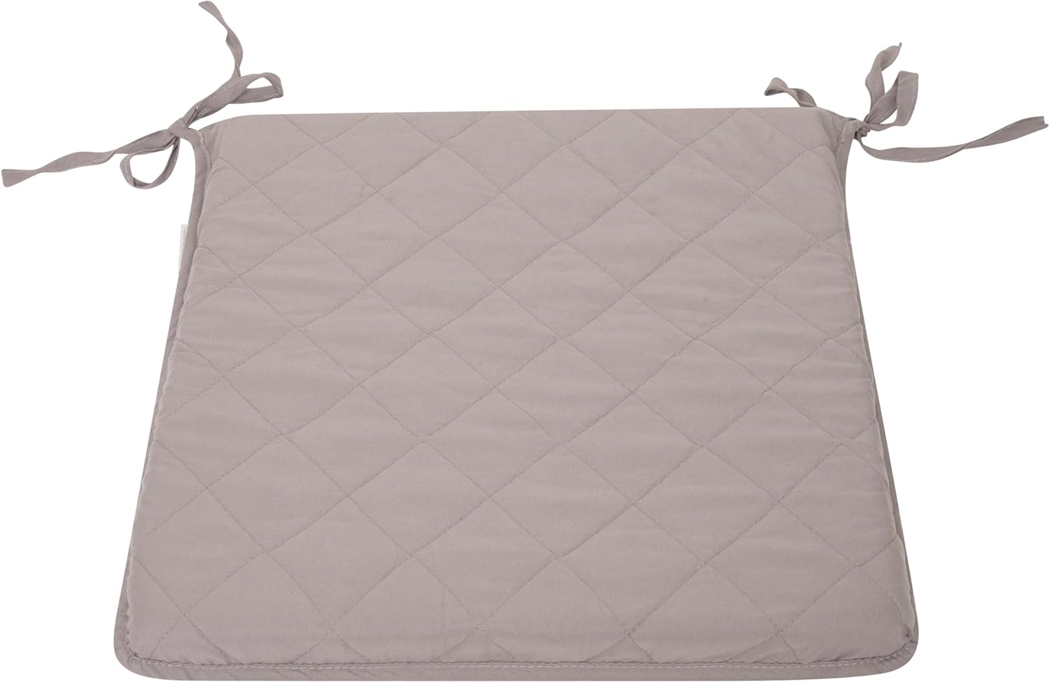 CnA Stores Luxury Quilted Grey Set of 2 Kitchen Dining Garden Chair