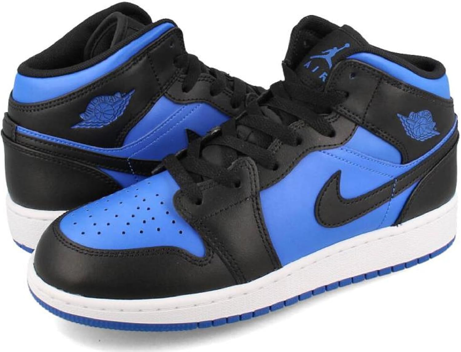 [ナイキ] エア ジョーダン 1 AIR JORDAN 1 MID SE ミッドカット 23.5cm DQ8423 ブラック/ロイヤ