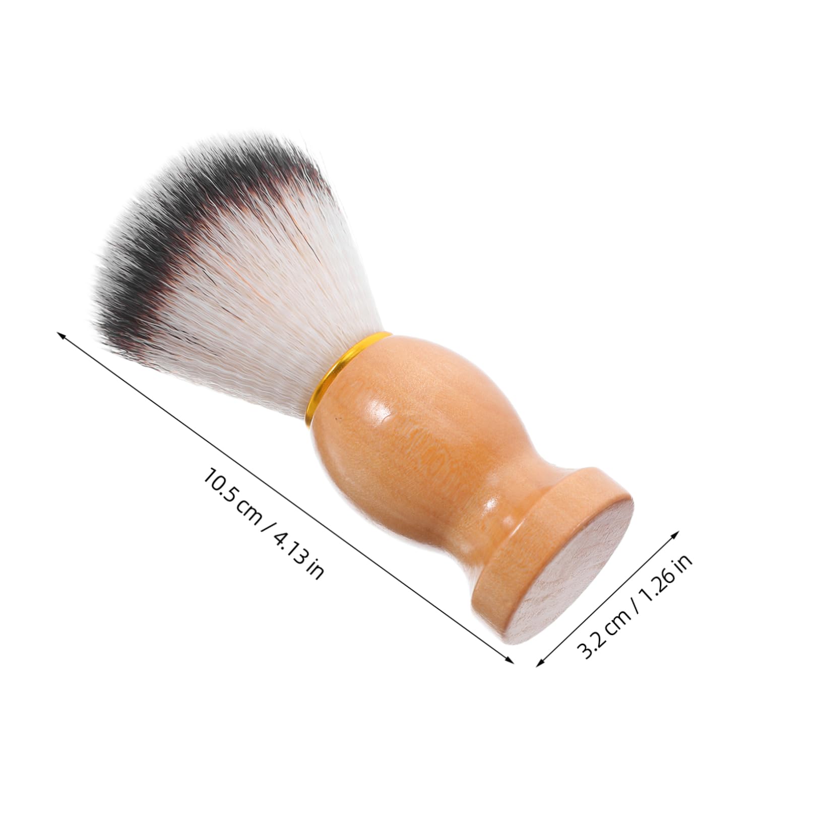 FOMIYES Men's Grooming Set Pcs Soft Bristle Beard Brush Shaving Brush Ergonomic Handle for Gentle Wet Shaving