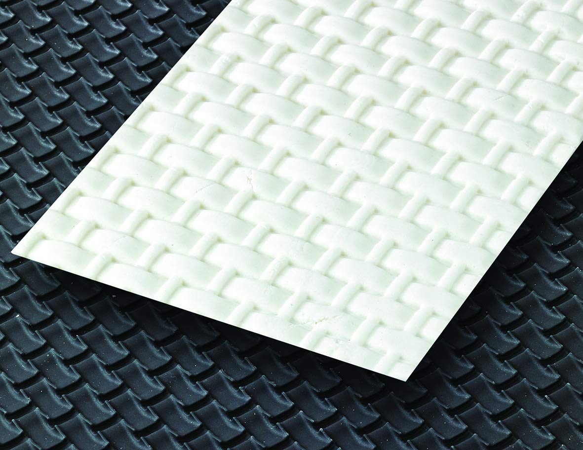 Feuille silicone decor tresse wmat03 moule empreinte patisserie