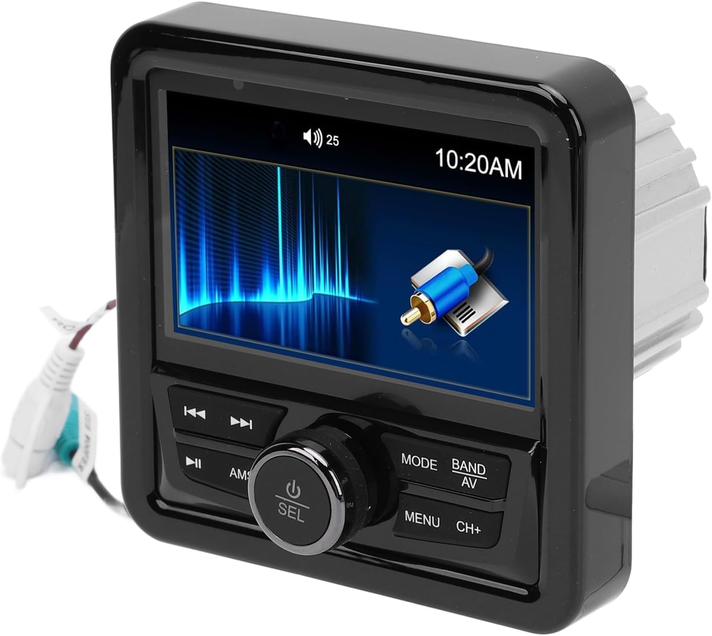 Generic Odbiornik Morski Odtwarzacz MP3 o Wodoodporności IPX6 Moc Wyjściowa 50 W X 4 Port USB dla Jachtów Koparek i Ciężarówek