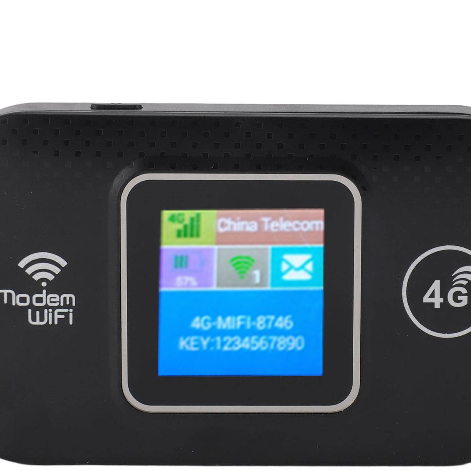 Asixxsix Hotspot WiFi Mobile 4G LTE, Modem Router WiFi Portatile 300Mbps con Slot per Scheda SIM, Supporto Hotspot da Viaggio Europa, Fino a 10 Utenti, Batteria a Lunga Durata 3000mAh, Nero