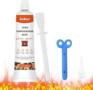 🎁 FREEBIE: High Temperature Glue 100ml Heat Resistant Rubber and Metal Glue Transparent for Car, Oven, Oven Glass and Hob