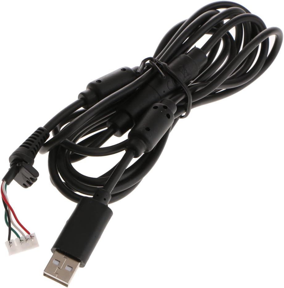 Almencla For Rock Band Xbox 360 Drum Replacement Wired Controller Cable Black