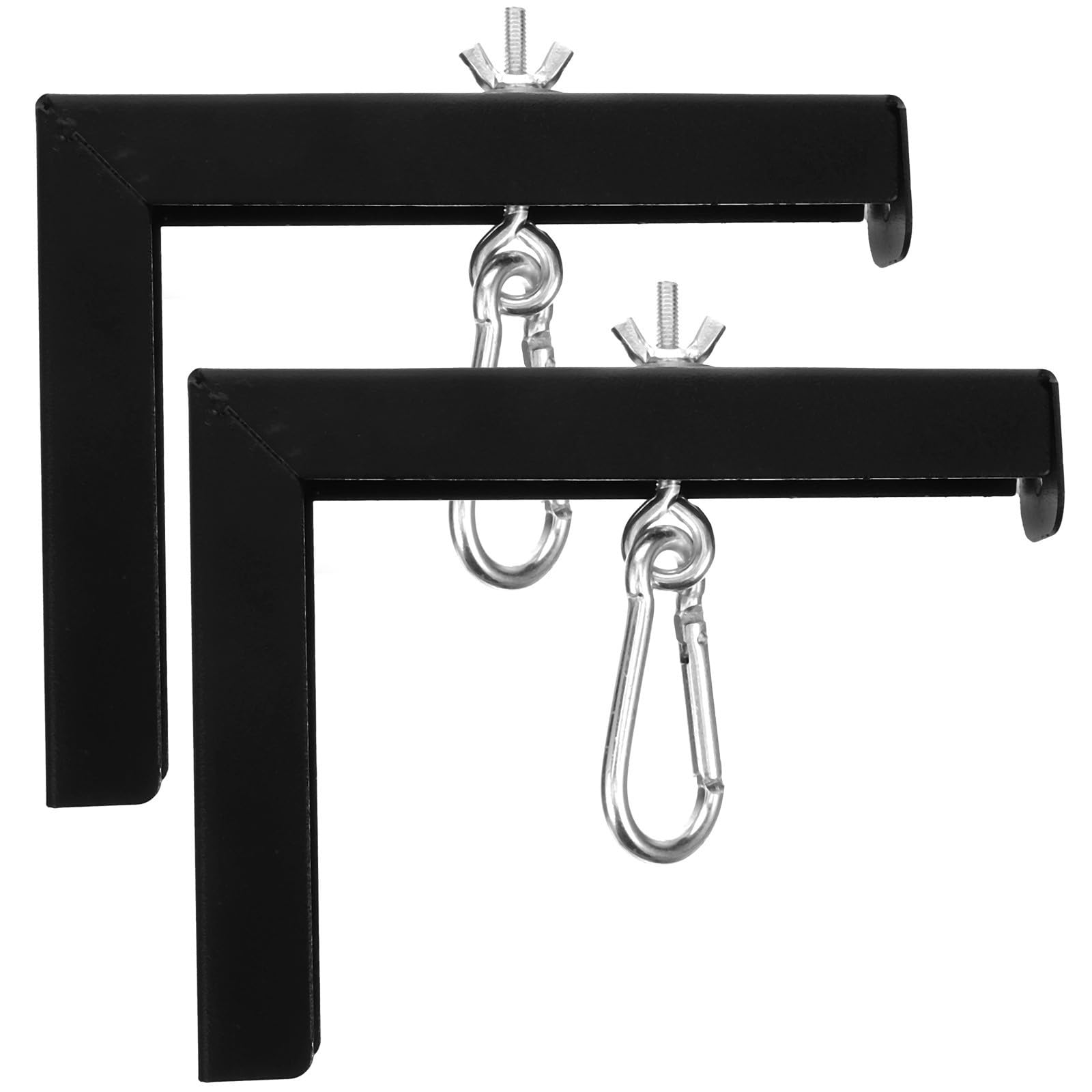 Soporte en L para pantalla de proyector con gancho ajustable de hierro resistente 8
