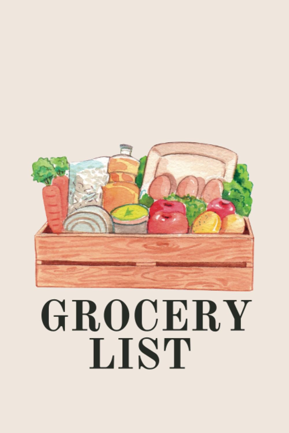 Grocery List Notebook Notebook, Write Grocery Lists, Organized Grocery