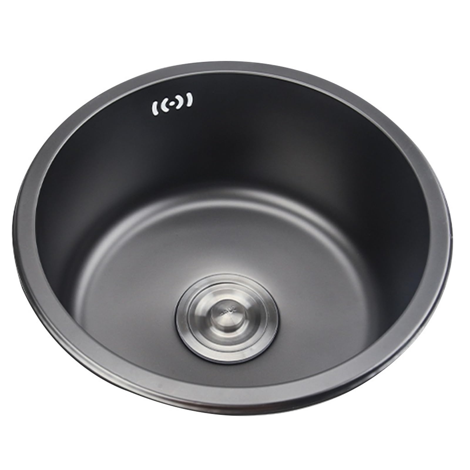 CZYWKDDPP Round Undermount with Siphon – Stainless Steel Mini Built-in Bar for Home Renovation, Space-Saving(30 * 30cm)