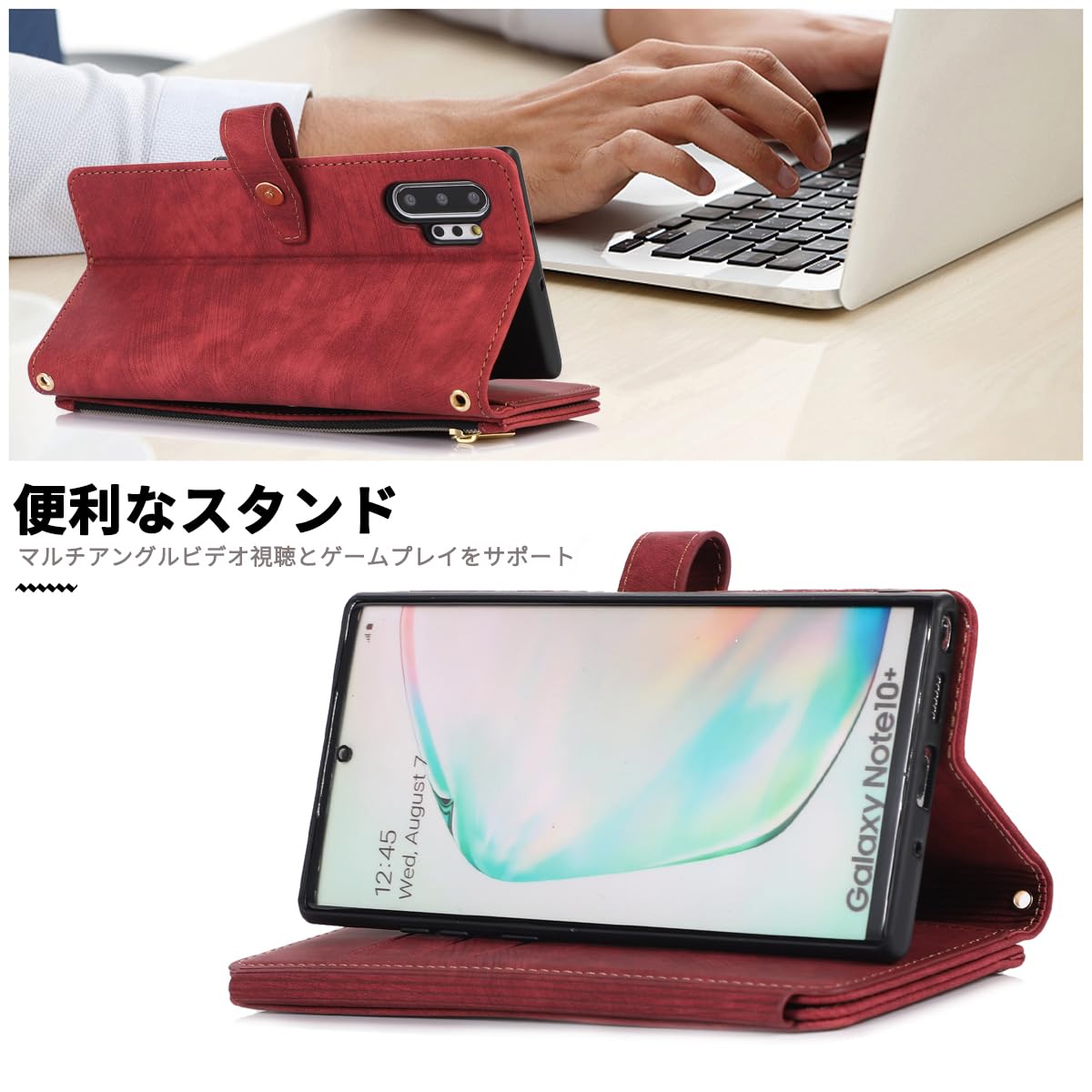 Amazon.co.jp: NKECXKJ Galaxy note 10 plus 対応 スマホケース 肩掛け