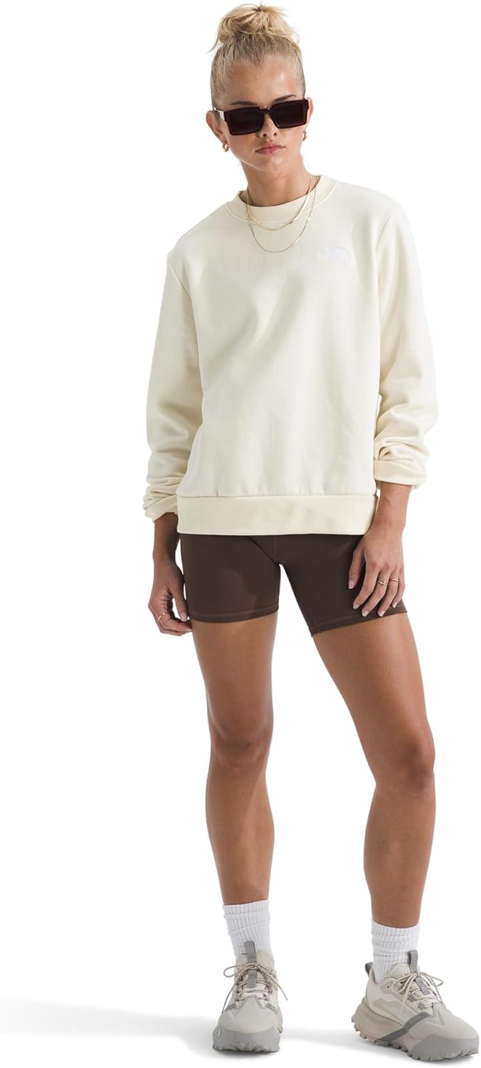 THE NORTH FACE Women's Evolution Simple Dome Crew | Ribbed Collar & Hem, Classic Logo