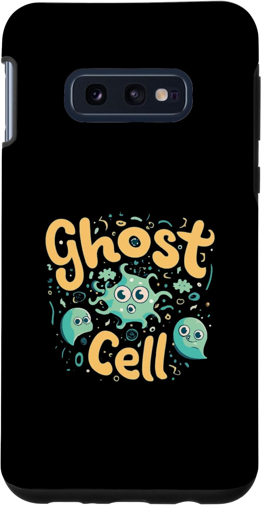 Galaxy S10e Ghost Cell Biology Funny Science Halloween Graphic Case