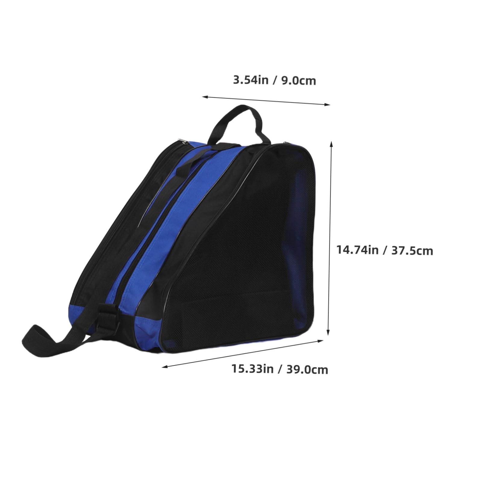 Toyvian Borsa per Pattini a Rotelle 2 Pezzi, Capienza Grande in Oxford | Scomparti Separati e Tracolla Regolabile, per Ragazzi, per Uso Outdoor e Stoccaggio, Mantiene Contenuto Asciutto