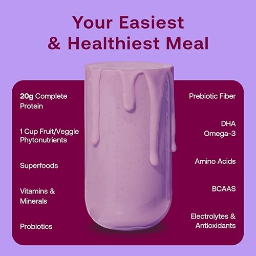 Miniatura 39 de Happy Viking Proteína de fresa + superalimentos en polvo, creado por Venus Williams, 0.71 oz de proteína, bajo en carbohidratos, ceto, vegano, sin