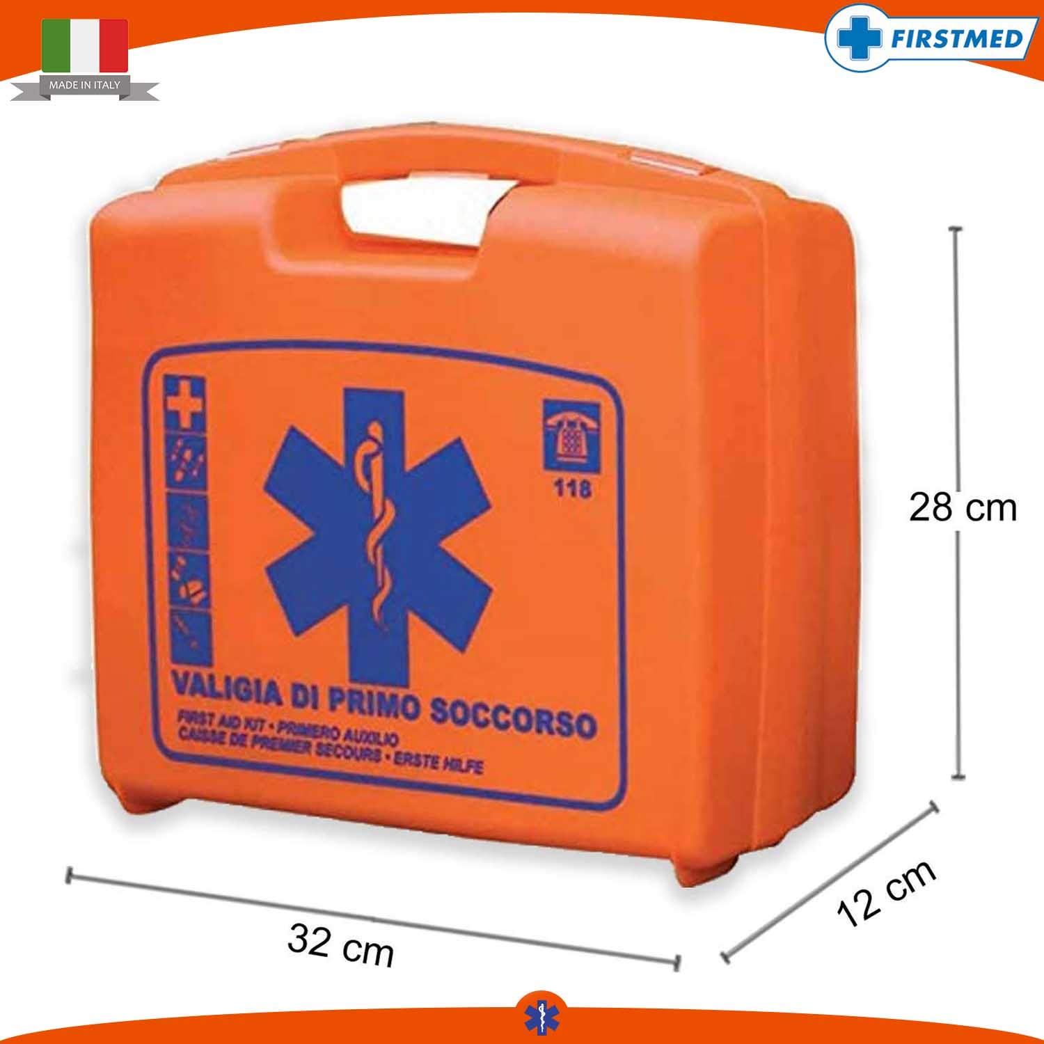 Firstmed 148/2372 - Caso De Primeros Auxilios, Orange, color: naranja