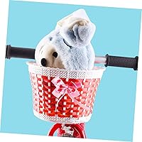 Vista 9 de Cestas de plástico Scooters para niños, cestas de almacenamiento de mimbre para niños, decoraciones para niñas, cesta de scooter, cesta