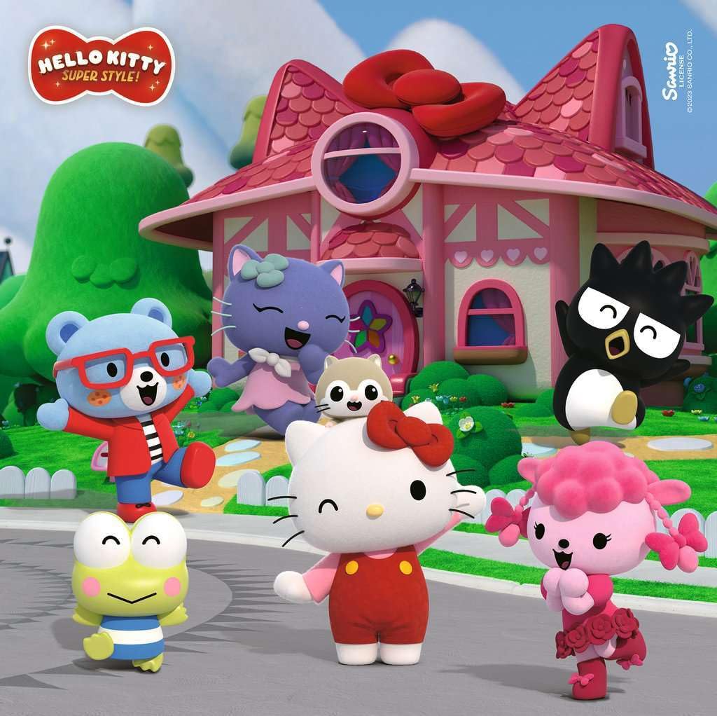 Ravensburger Hello Kitty Super Style 3x 49 piece Jigsaw Puzzles for Kids and Adults Age 5 Years Up, Multicolor, 49 pièces - Image 4
