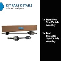 Vista 369 de TRQ Juego de conjunto de eje de transmisión CV delantero para conductor y pasajero, 2 piezas, compatible con Ford Explorer 4WD 95-01, Explorer AWD