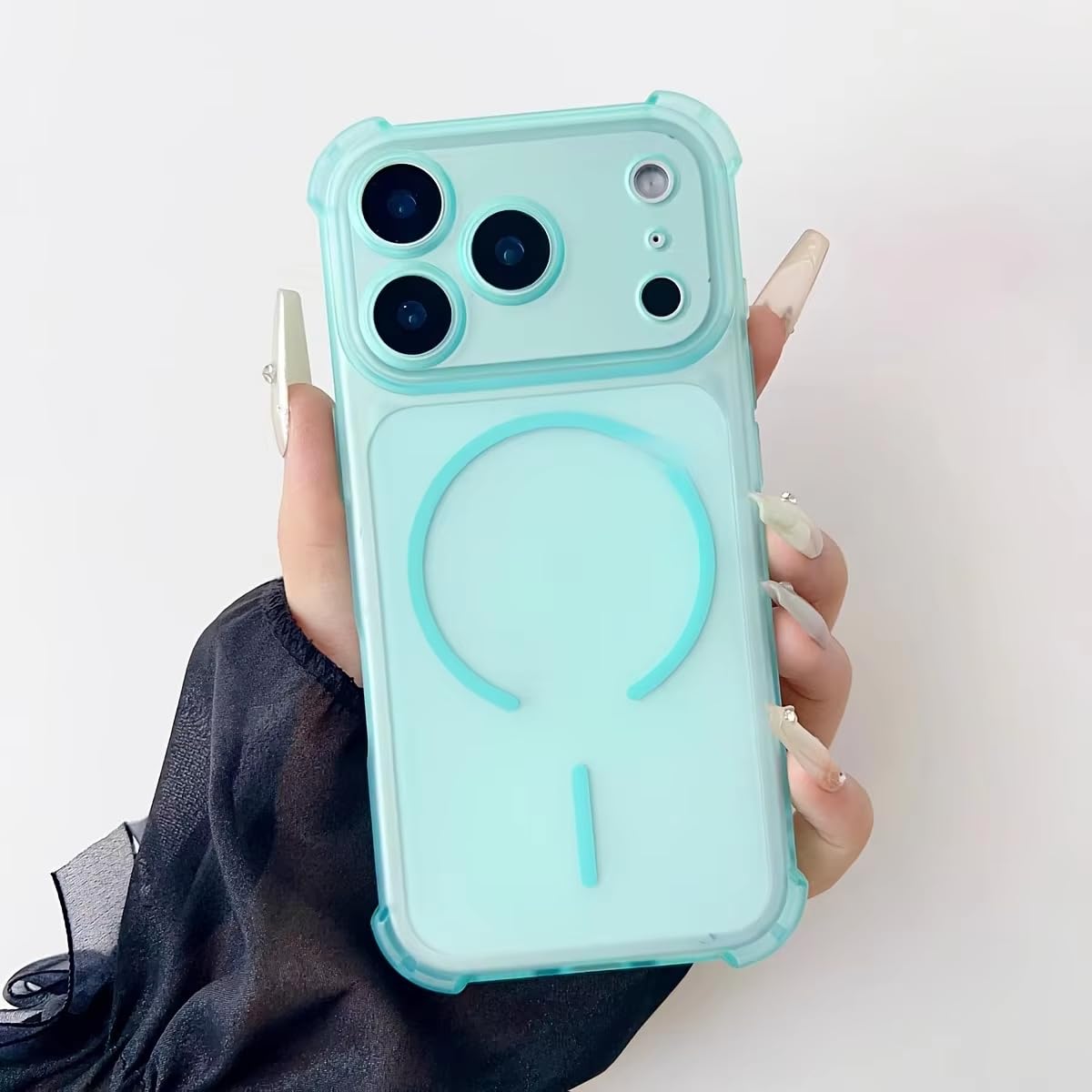 Coque iPhone 13 Pro Max protection magnétique dos translucide - 7