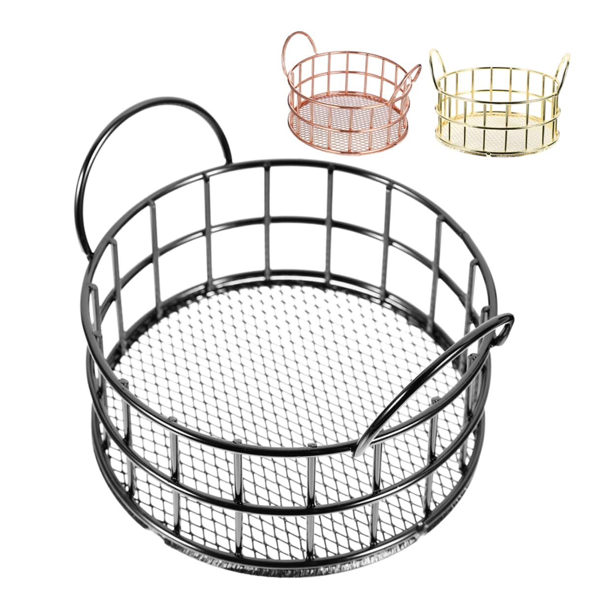 Panier fil métallique rond pour articles divers et fournitures