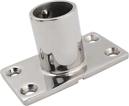 Miniatura 2 de SHENGHUISS Barandilla de mano para barcos Base de acero inoxidable 316 Hardware marino Manija de barco Barandilla de montaje de tubería con