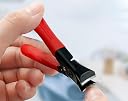 Kreni Stainless Steel Nail Cutter Clipper, Toenail Clipper with Long Handle for Tough Nails Thick Nails, Anti-splash Nail Clipper for Adults, Seniors, Manicure Nail Clipper, Red gallery image