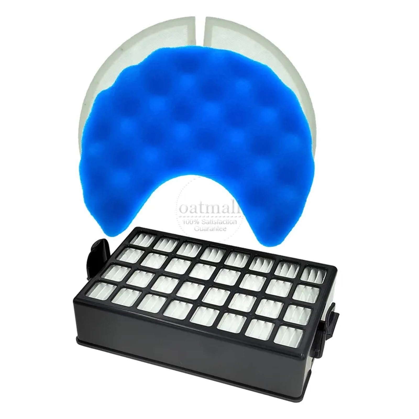 Filtry przeciwpyłowe, akcesoria do odkurzaczy, części zamienne, materiały eksploatacyjne. Filtr HEPA SC8470 SC8460 SC8450 SC8440/20 Kompatybilny z Samsung SC8480 (Color : 1 Blue 1 Black)