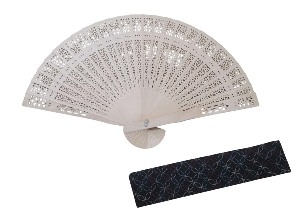 Amazon.co.jp: 珍しい 木製 扇子 天然木 (ウッド) : ファッション