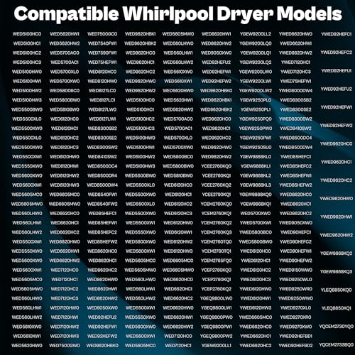 Image of MED7230HW1 MEDX700XL0 MED6230HW1 MEDX700XW0 MEDB765FC0 MEDB835DC4 MED7230HC1 MEDB765FW0 MED6230HW2 MEDB835DW4 MEDB855DC4 MED5500FW1 MED5630HW1 Dryer Heating Element Kit Fit For May-tag by TOMOON