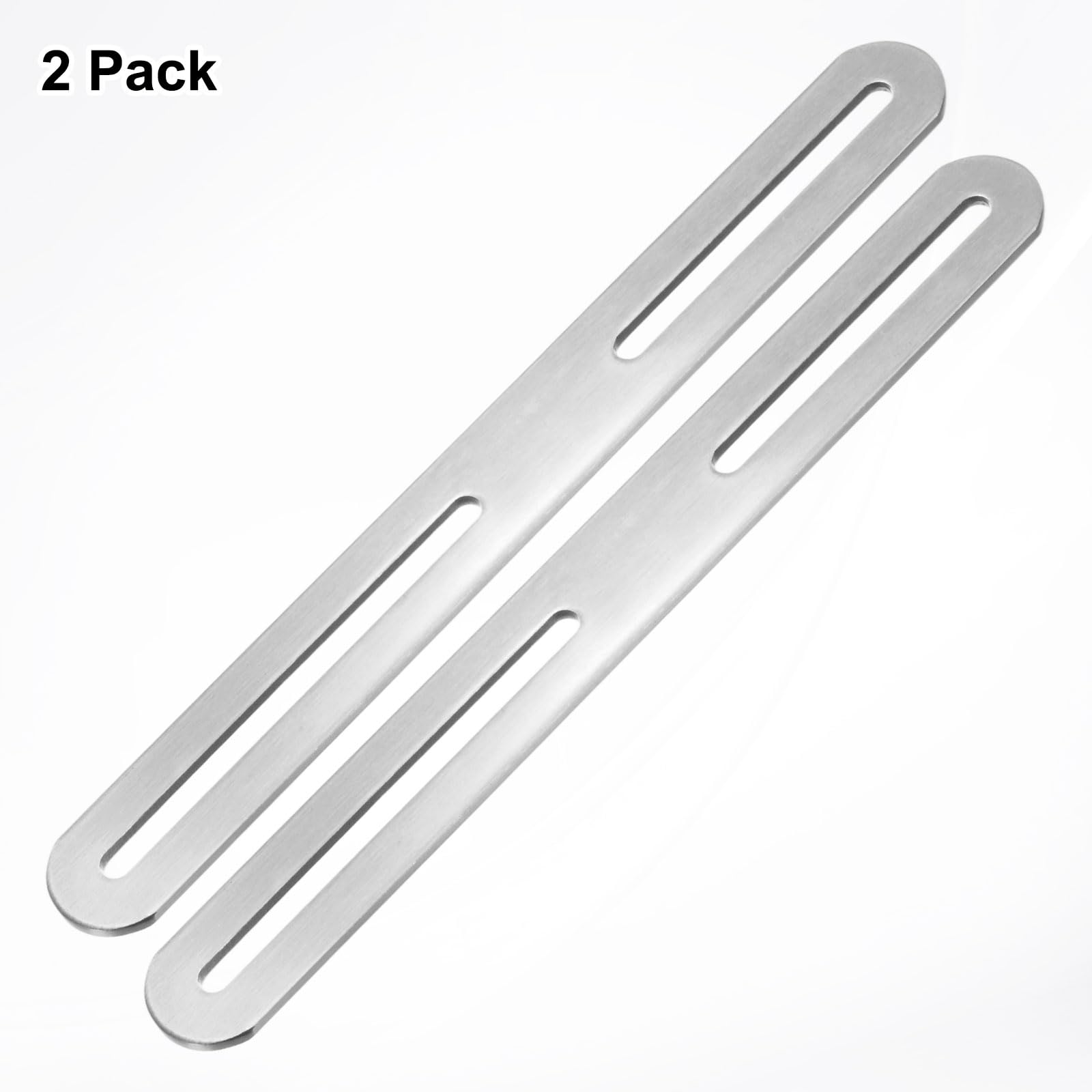 M METERXITY 2-Pack Adjustable Flat Mending Plate Support with Single Slot - Image 4