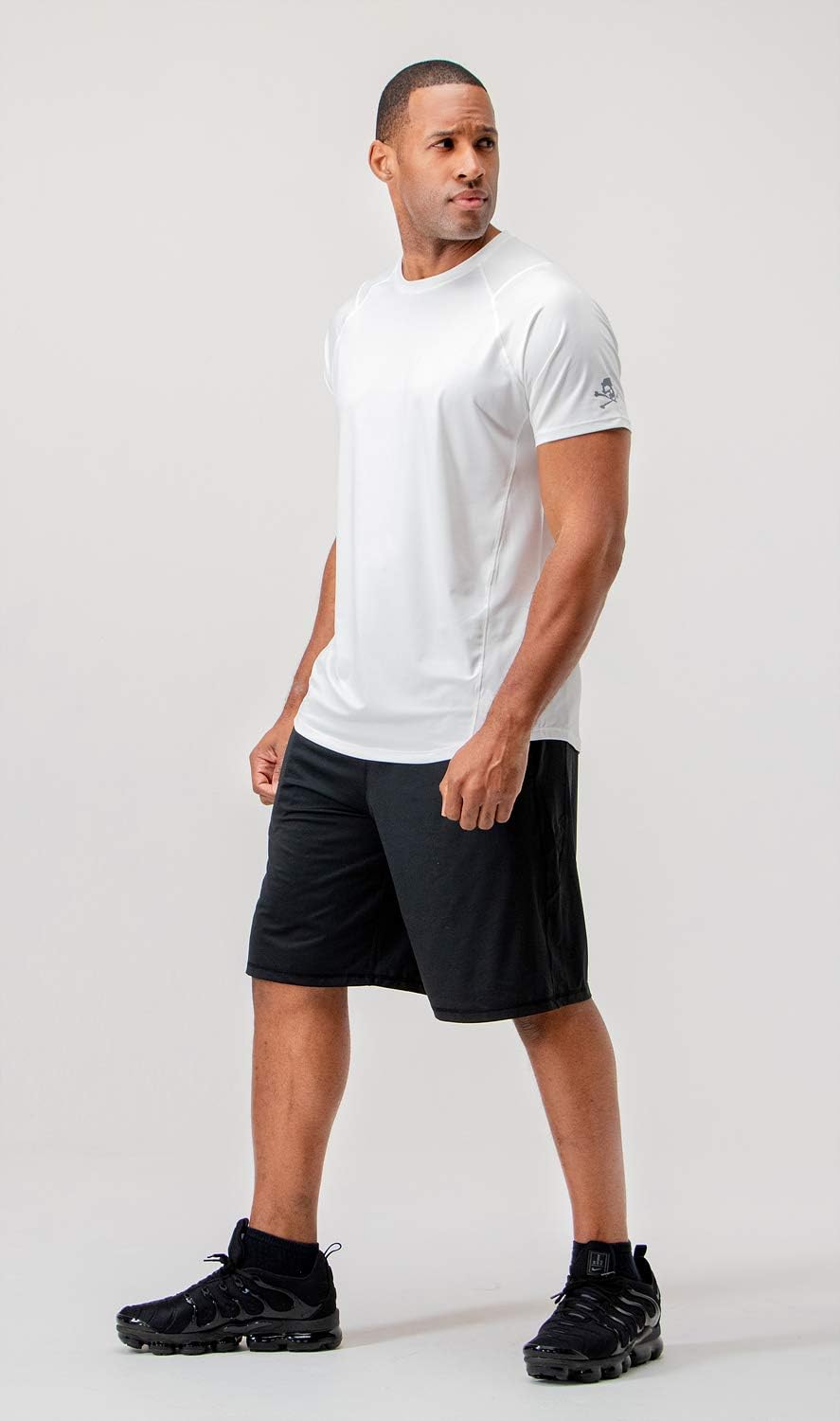 DEVOPS Men's 3-Pack Quick Dry Short Sleeve T-Shirt Sun Protection Running Athletic Workout Active Shirts - Image 5