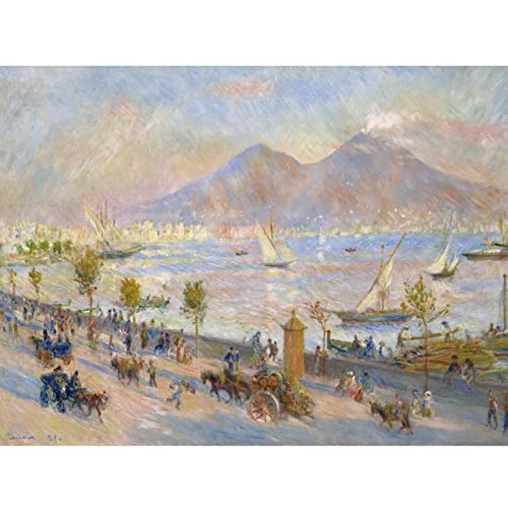 Artery8 Renoir Bay Of Naples Evening 1881 Painting Art Print Canvas Premium Wall Decor Poster Mural