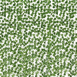 COCOBOO 18 Pack Artificial Vines for Room Decor Artificial Ivy Garland Leaves Fake Plants Greenery Garlands for Home Bedroom Garden Office Party Wedding Wall Decor, 126 Feet