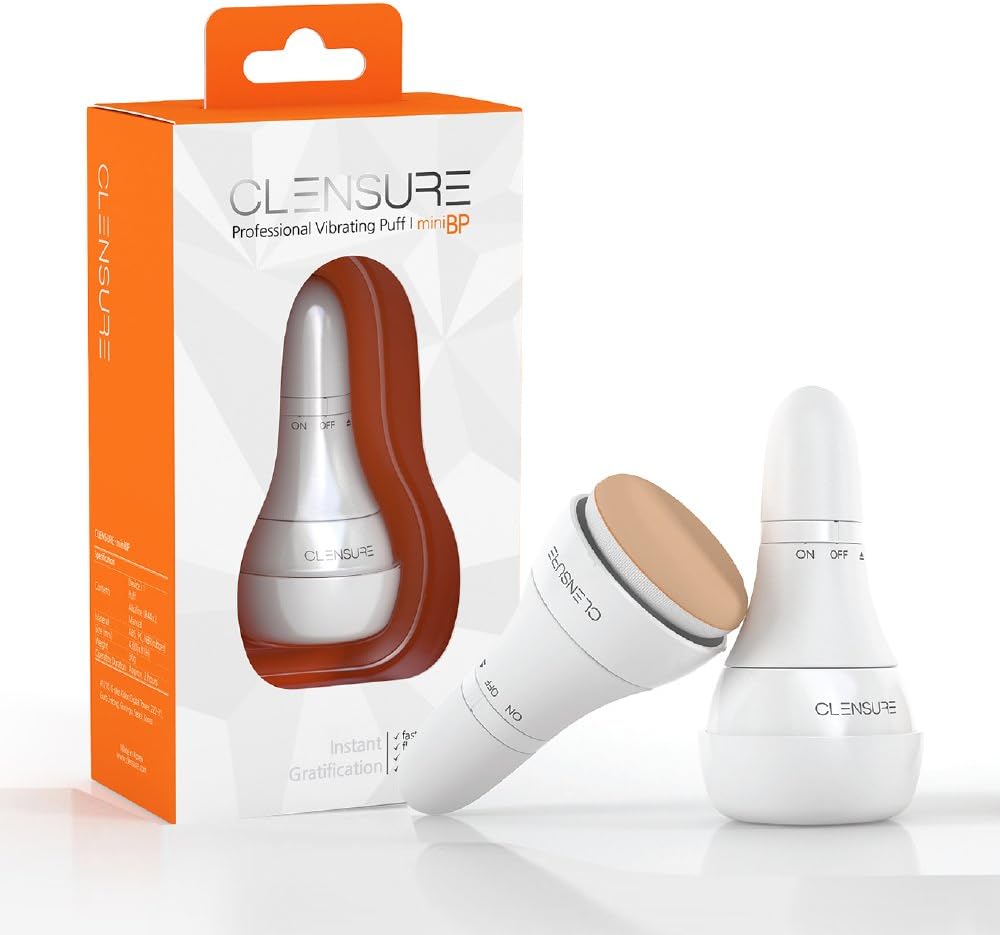 miniBP – Micro Vibrating Facial Makeup Blender Puff. Makeup Base, Foundation, BB/CC Cream, Powder Base, and Sunscreen Applicator & Device.