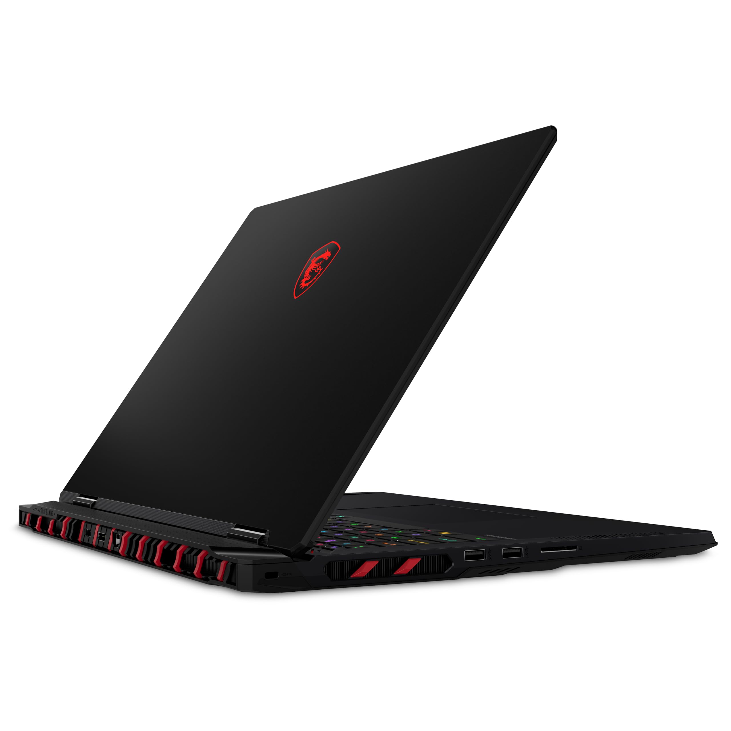 MSI Raider 18 HX A14VHG-262IT, Notebook Gaming, 18" 4K Mini-LED 120Hz, Intel i9-14900HX, Nvidia RTX 4080 12GB GDDR6, 32GB DDR5 5600MHz, 1TB SSDPCIe4, WiFi 7, Win 11 Pro [Layout e Garanzia ITA] Black