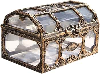 レトロな長方形の宝石箱の花の彫刻装身具胸ジュエリーケースルームの