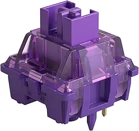 Conjunto de switch para teclado akko v3 Lavander Purple Pro com 45 peças