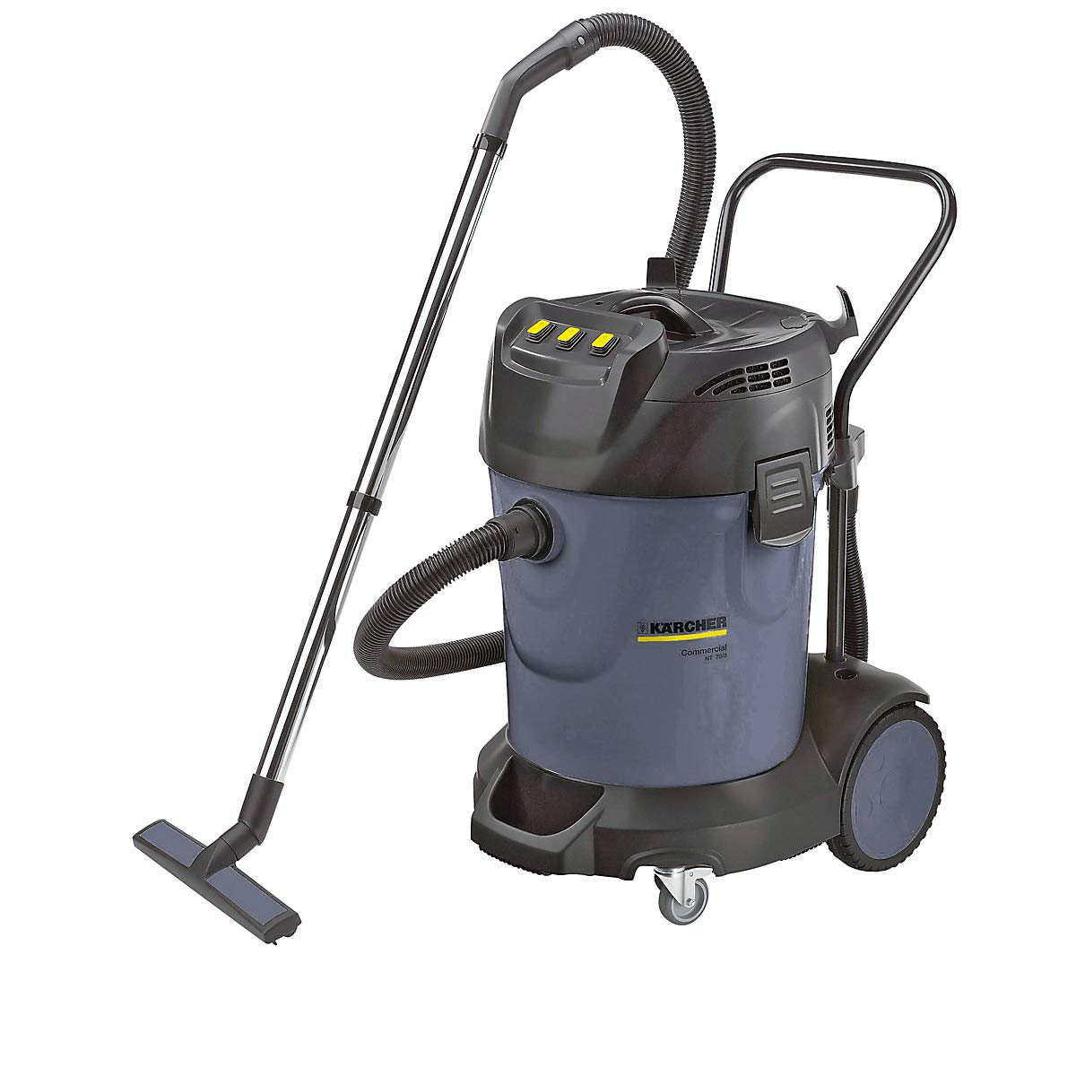 Kärcher NT 70 /3 - Aspiradora en seco y húmedo (3600 W, peso 27,6 kg, Aspiradora industrial, aspiradora en seco y húmedo, aspirador en mojado, dispositivo de limpieza, máquinas de limpieza, máquinas de limpieza y limpieza
