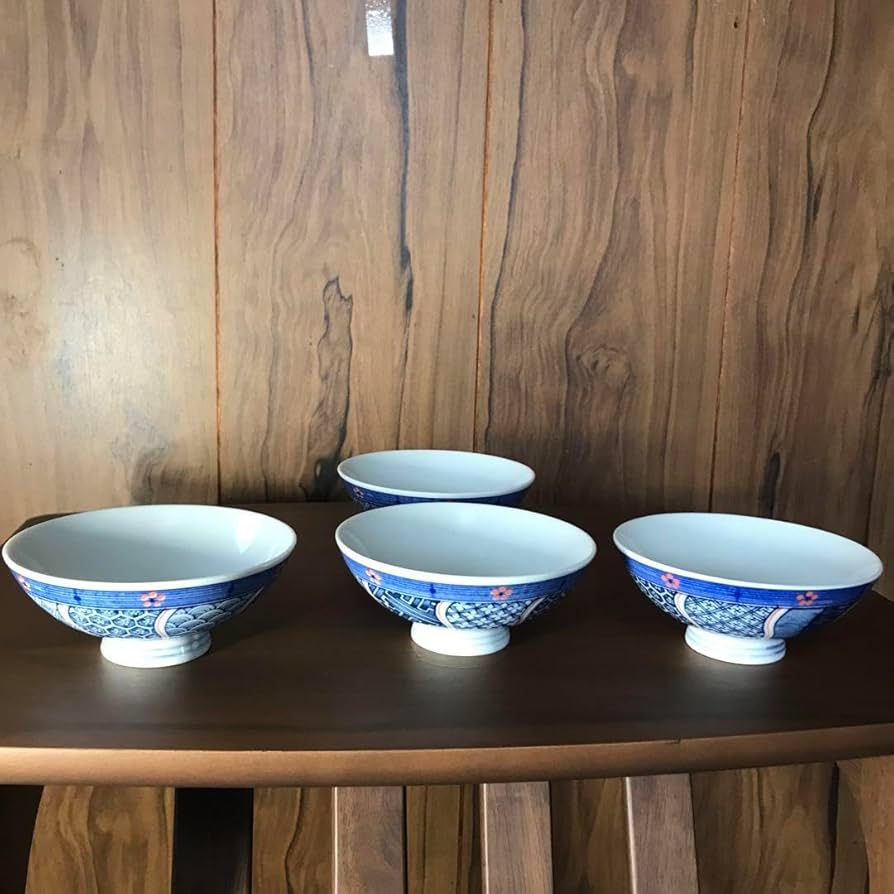 Amazon.co.jp: 有田焼久峰作ご飯茶碗 4個(柄揃え) : ホーム
