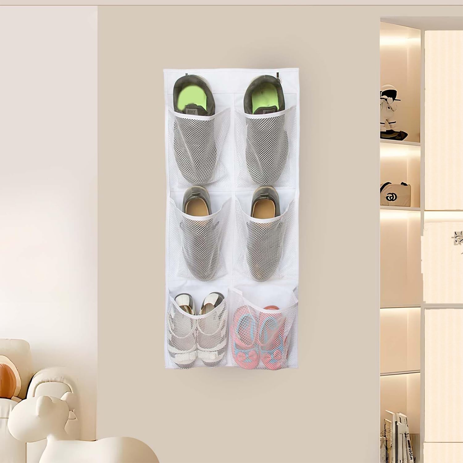 Porte Chaussures Multifonction Organisateur Chaussures Suspendu Pliable – 2 Pièces, Idéal Camping-Car, Chambre & Entrée, Gain De Place Malin (Noir Porte Chaussures Multifonction Organisateur Chaussures Suspendu Pliable – 2 Pièces, Idéal Camping-Car, Chambre & Entrée, Gain De Place Malin (Noir
