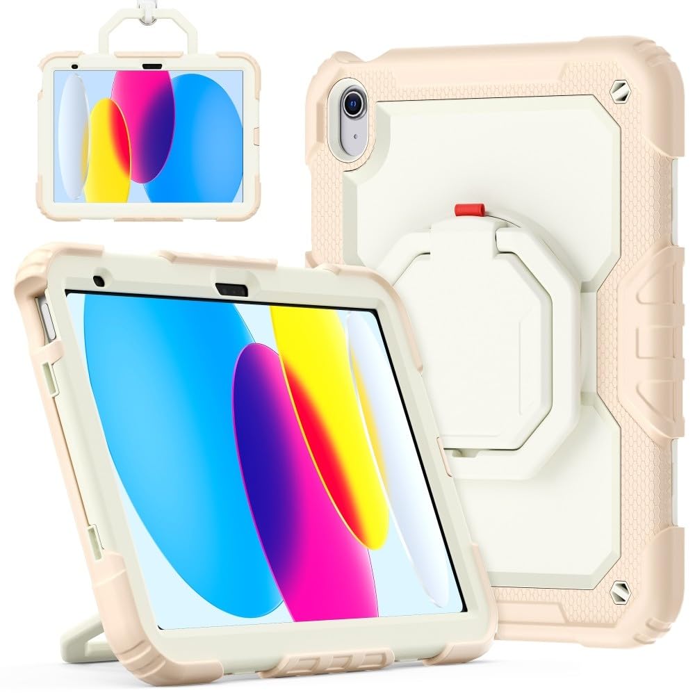Generic Custodia compatibile con iPad Pro 11" 2018 (colore: oro rosa) elegante custodia rigida completa in silicone rigido con tracolla