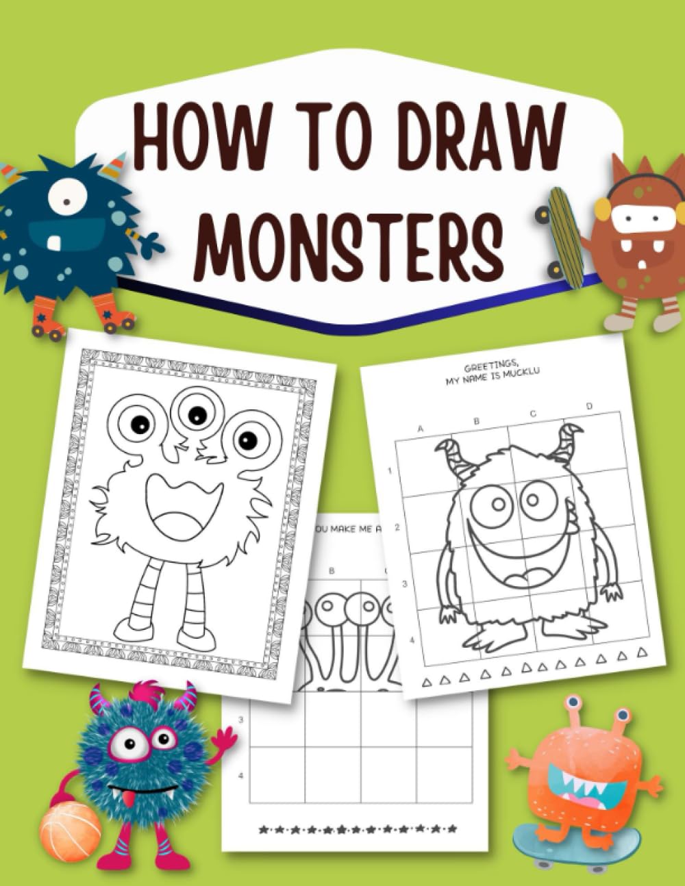 Amazon.com: How to Draw Monsters: 9798851561993: Studio, Molly Moo: Books