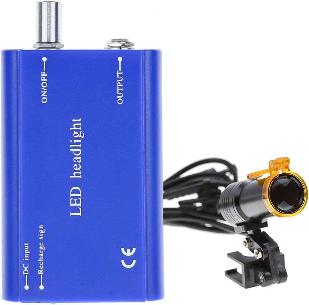 5W Waist Hanging Brightness Headlight Headlamp with Insert type Filter (Blue)